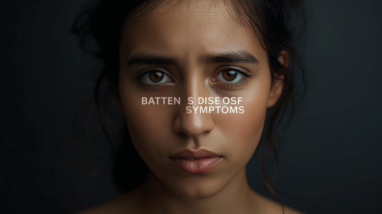 Batten disease symptoms