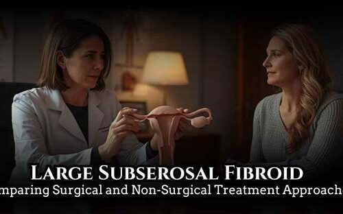 large subserosal fibroid
