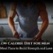 low calorie diet for men