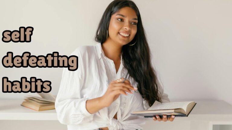 self defeating habits