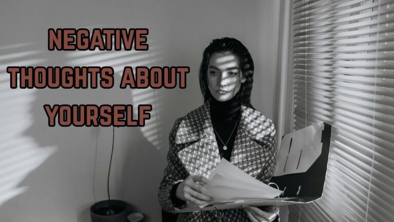 negative thoughts about yourself
