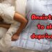 Anxiety Due to Sleep Deprivation