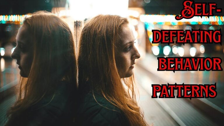 Self-defeating behavior patterns