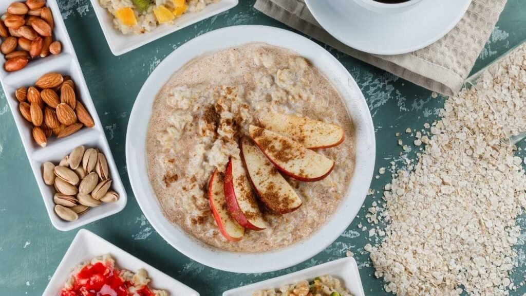 Oatmeal and barley